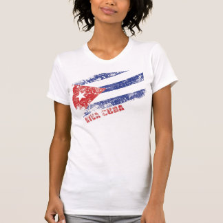Viva Cuba - Onderdruk vlag T-shirt