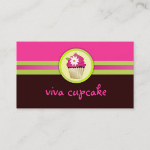 Viva Cupcake Chocolate Brown Visitekaartje