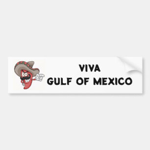 Viva Golf van Mexico Anti-Trump Bumpersticker