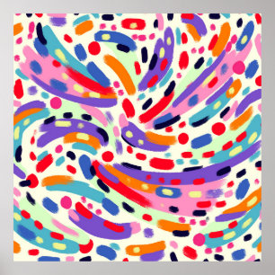 Viva Kleuren! Poster