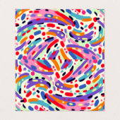 Viva Kleuren! Visitekaartjes (Buitenkant ongevouwen)