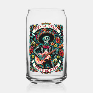 Viva La Fiesta! Cinco de Mayo ontwerp Blikvorm Glas
