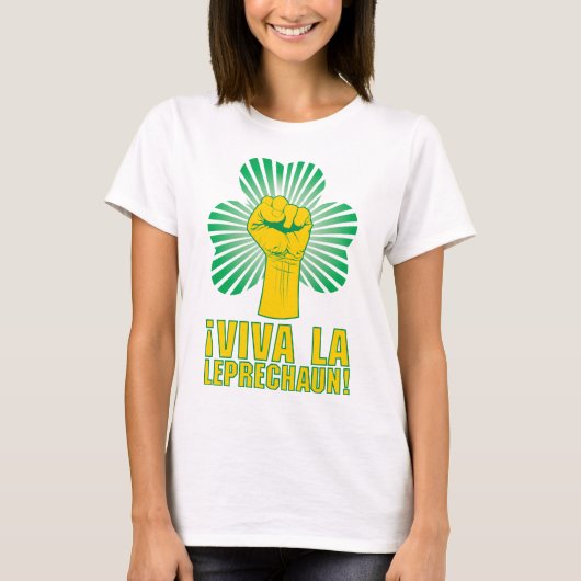 ¡Viva La Leprechaun ! T-shirt (Devant)