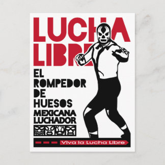 VIVA LA LUCHA LIBRE TRES BRIEFKAART