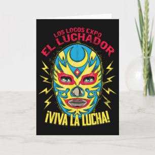 Viva La Lucha Mexico Zwarte Vrouwen Cinco De Mayo Kaart
