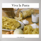 Viva la Pasta Poster (Voorkant)