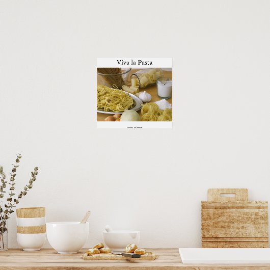 Viva la Pasta Poster (Keuken)