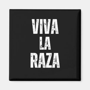 Viva La Raza Immigratie Rechten Anti Trump 2025 Magneet