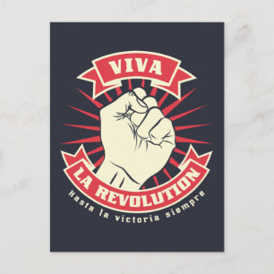 Viva La Revolution Briefkaart