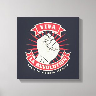 Viva La Revolution Canvas Afdruk