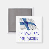 VIVA LA SUOMI! MAGNEET (Voorkant / Achterkant)