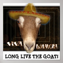 VIVA LAMANCHA, LEEF LANG DE GOAT. POSTER