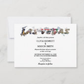 Viva Las Vegas Destination Mariage Invitation (Devant)