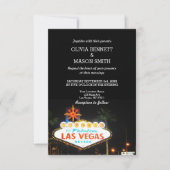 Viva Las Vegas Destination Wedding Invitation (Devant)