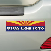 Viva Los 1070 Bumpersticker (Op auto)