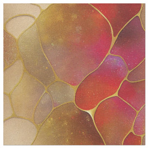 Viva Magenta 2023 abstracte verbinding Stof