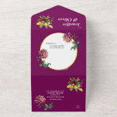 Viva Magenta All In One Uitnodiging (Buitenkant)