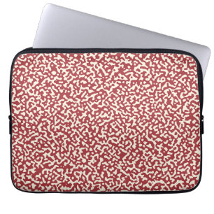 Viva Magenta Composition Book Naadless Pattern Laptop Sleeve