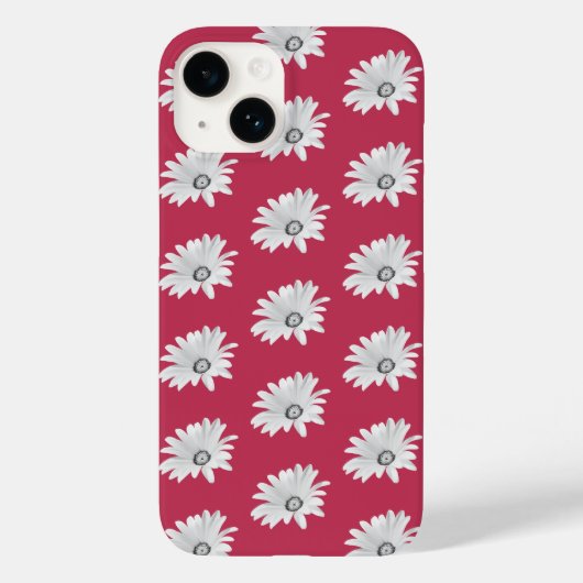Viva Magenta Floral Daisy iPhone / coque ipad (Verso)
