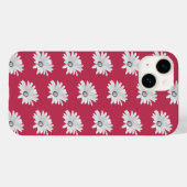 Viva Magenta Floral Daisy iPhone / coque ipad (Verso (horizontal))