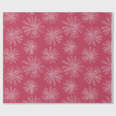 Viva Magenta handbediende ventilator Cadeaupapier (Vlak)