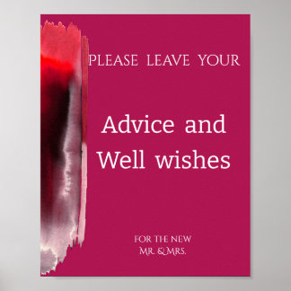 Viva Magenta, Modern Advice and Well wil Poster