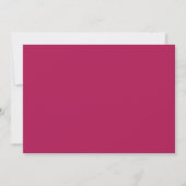 Viva Magenta Modern Minimalist Bedankkaart (Achterkant)