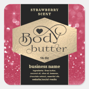 Viva magenta skelet vierkante sticker