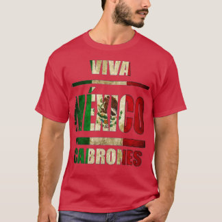 VIva Mexico Cabrones en kerst mexico T-shirt
