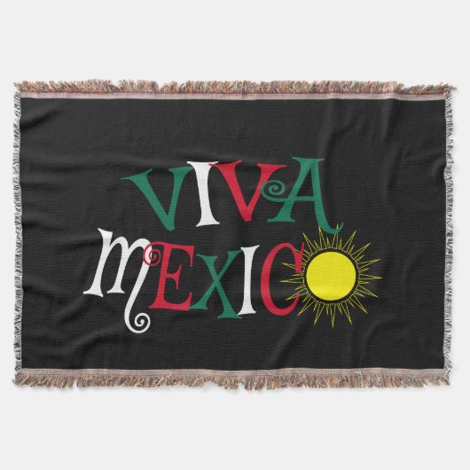 Viva Mexico Deken (Voorkant)