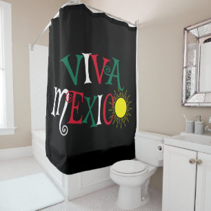 Viva Mexico Douchegordijn