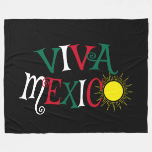 Viva Mexico Fleece Deken