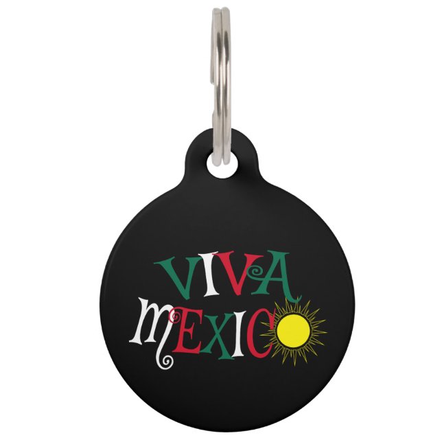 Viva Mexico Huisdierpenning (Voorkant)
