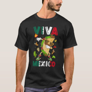 Viva Mexico Independence Day Pride Mexicaanse vlag T-shirt