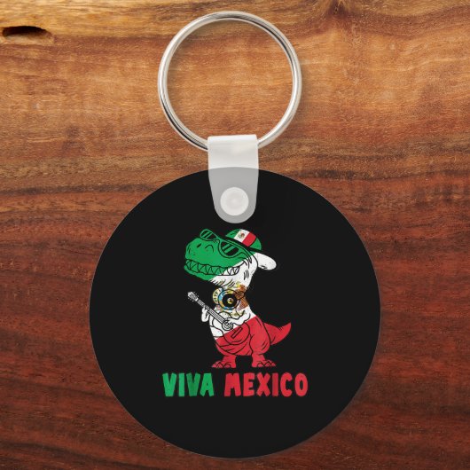 Viva Mexico Kinder Onafhankelijkheidsdag Funny Dan Sleutelhanger (Voorkant)