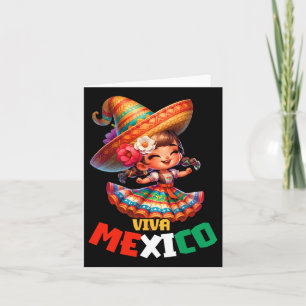 Viva Mexico Mexicaanse Onafhankelijkheidsdag Mexic Kaart