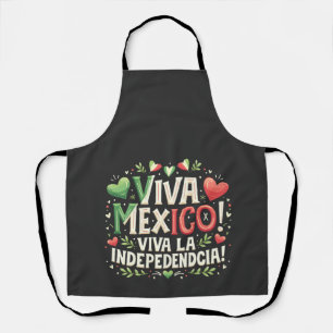 Viva Mexico Mexicaanse onafhankelijkheidsdag  Schort