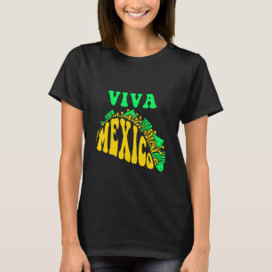 Viva Mexico Mexican Sugar Skull Latino Calavera Fi T-shirt