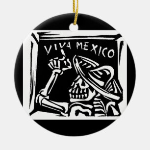 Viva Mexico - Mexico's dag van de dood Keramisch Ornament