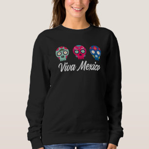 Viva Mexico Sugar Skull Sombrero Cinco de Mayo Tac Trui