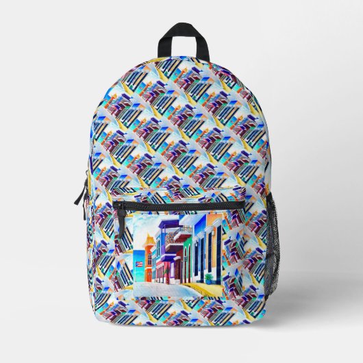 ¡Viva Puerto Rico! Bedrukte Rugzak (Voorkant)