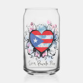 Viva Puerto Rico Blikvorm Glas (Voorkant)