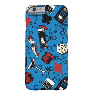 Viva Vegas Casino Retro Gambling Design Barely There iPhone 6 Hoesje