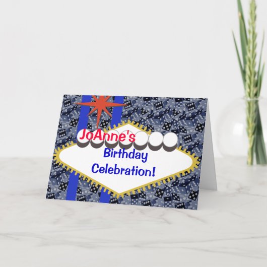 Viva Vegas! Kaart (Voorkant)