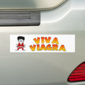 Viva Viagra Bumpersticker (Op auto)