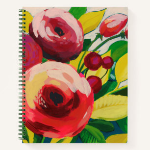 Vivaciale bloemen notitieboek