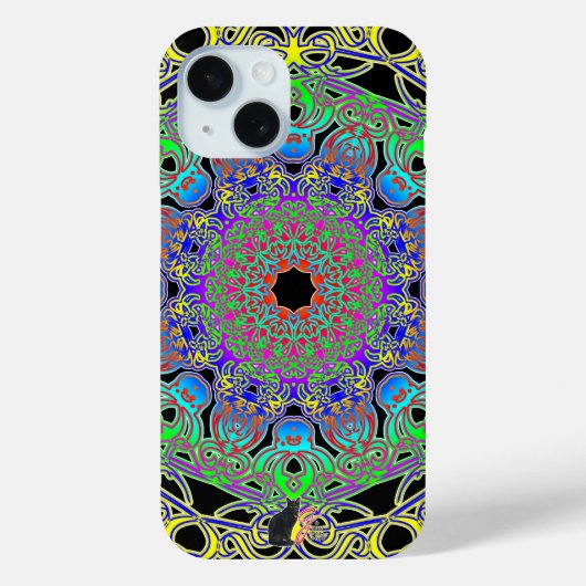 Vivacious Spectra Glyph Hoesje-Mate iPhone Case (Achterkant)