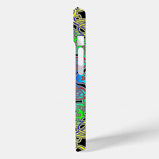 Vivacious Spectra Glyph Hoesje-Mate iPhone Case (Achterkant / Links)