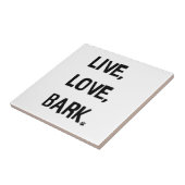 Vivant, amour, écorcez le carreau de céramique (Côté)