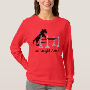 Vivant ! Rire ! Saut ! Pullover de cheval